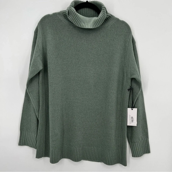 NWT Apiece Apart Aster Oversized Turtleneck Wool Cashmere Sweater Pullover XS S - Picture 6 of 16